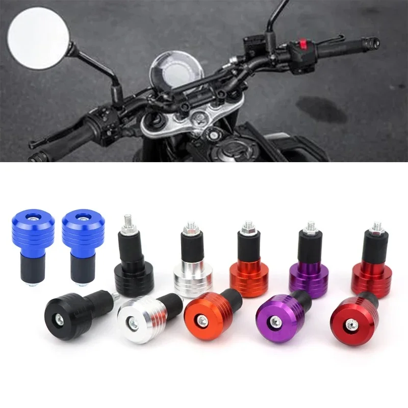 AliExpress NONE 2pcs Universal 7/8" CNC Motorcycle Handlebars Bar Ends Grips Slider Vibration Handlebar Slugs Plug Handle Bar Sliders Dirt Bike