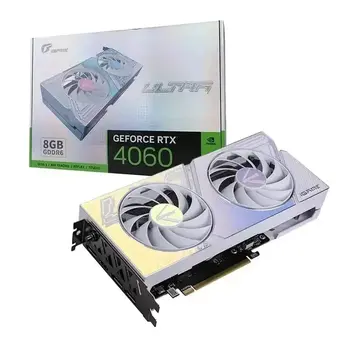 POUŽITÁ Barevná grafická karta GeForce RTX 4060 Ultra W DUO OC 8GB 128bit GDDR6 Herní video 6 nejlepší prodej barevný grafický procesor - №1
