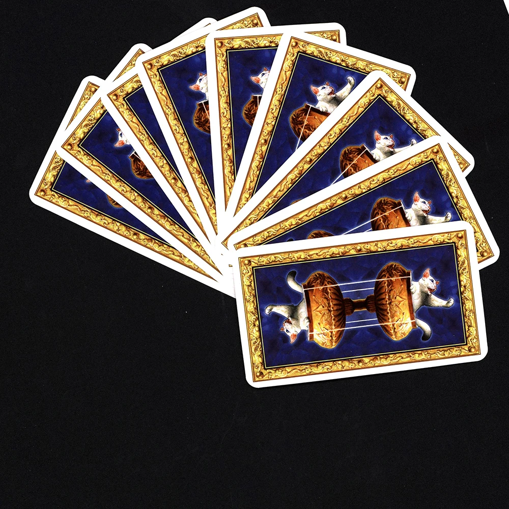 Tarot of White Cats.(English and Spanish Edition)tarot Cards for Beginners. Tarot Cards in Spanish.78 Card Deck