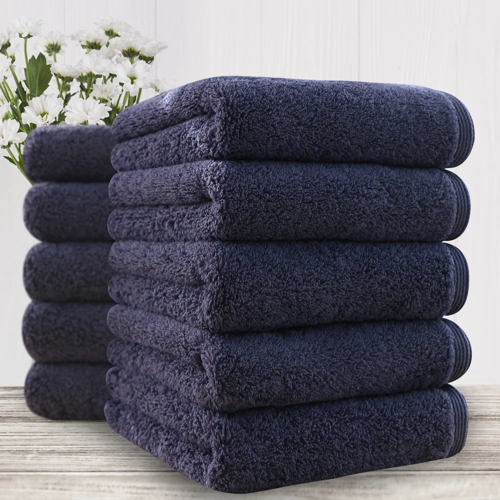 [Cotton Cloud] Tom 170g 100% Cotton, 40 Number Hotel Towels, Royal Blue 5/10 Plot, Bath Towels, 40*80cm Cotton Cloud