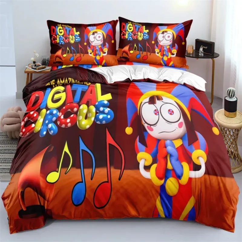 THE AMAZING DIGITAL CIRCUS Cartoon blanket Warm Flannel blankets Soft Cozy Blanket Sofa Travel Blanket bed linings Birthday Gift