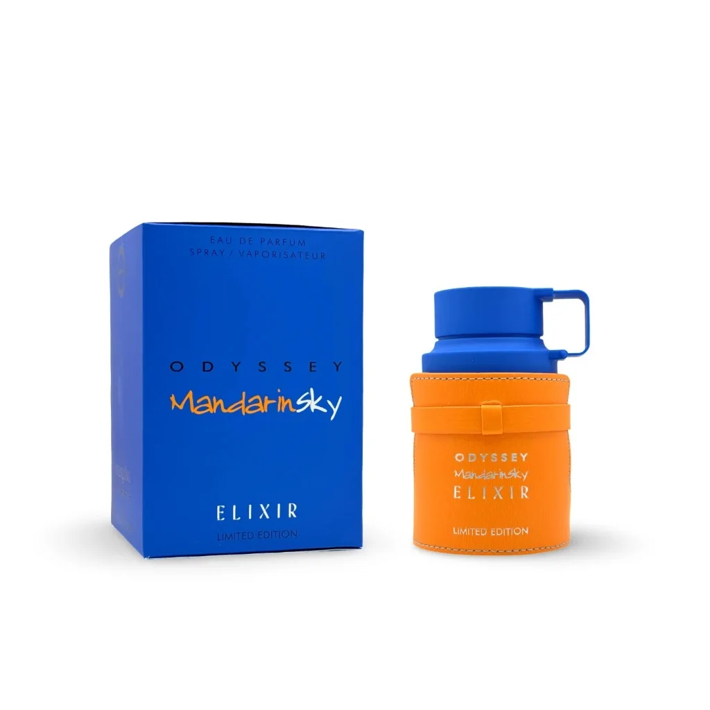 ARMAF Odyssey Mandarin Sky Elixir Limited Edition – Unisex-Parfüm für Zitrus-, Karamell- und Rauchräucherstäbchen