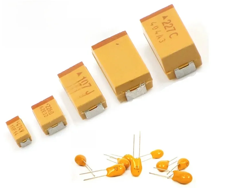 10 pièces A B C D boîtier condensateur au tantale 6V 10V 16V 25V 35V 50V 0.1UF 1uf 2.2UF 4.7UF 10UF 22UF 33UF 47UF 100UF 220uF 330UF 470UF
