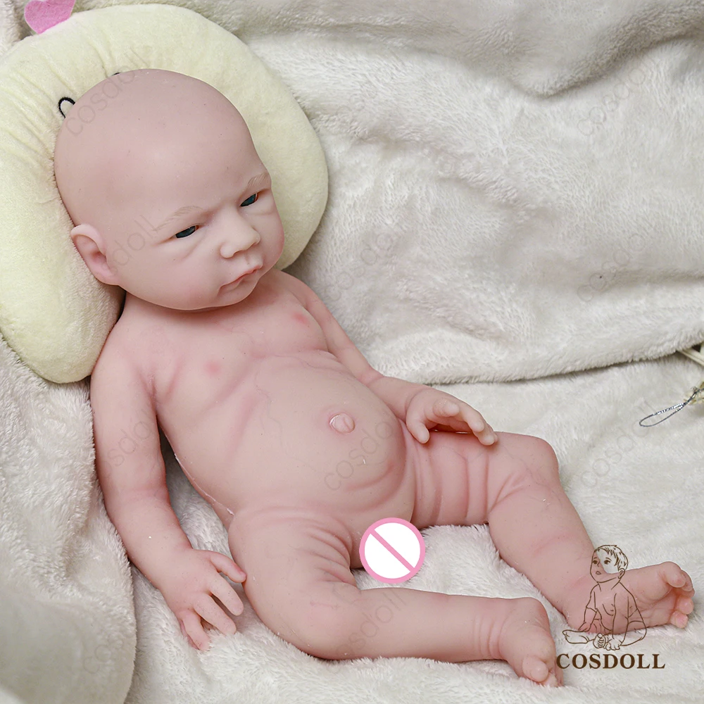 COSDOLL-Muñeca Reborn de silicona líquida para niños, 100% pulgadas, 18,5 kg, 2,8