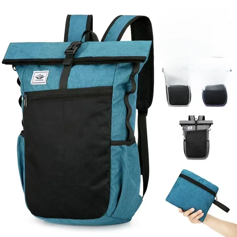 Mochila leve de viagem para homens e mulheres, bolsas esportivas dobráveis, escalada, camping,