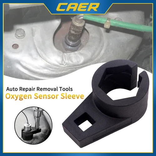 람다 오프셋 산소 센서 소켓 렌치, O2 도구 키트 세트, 어댑터 엔진 렌치, 3/8 인치, 22mm