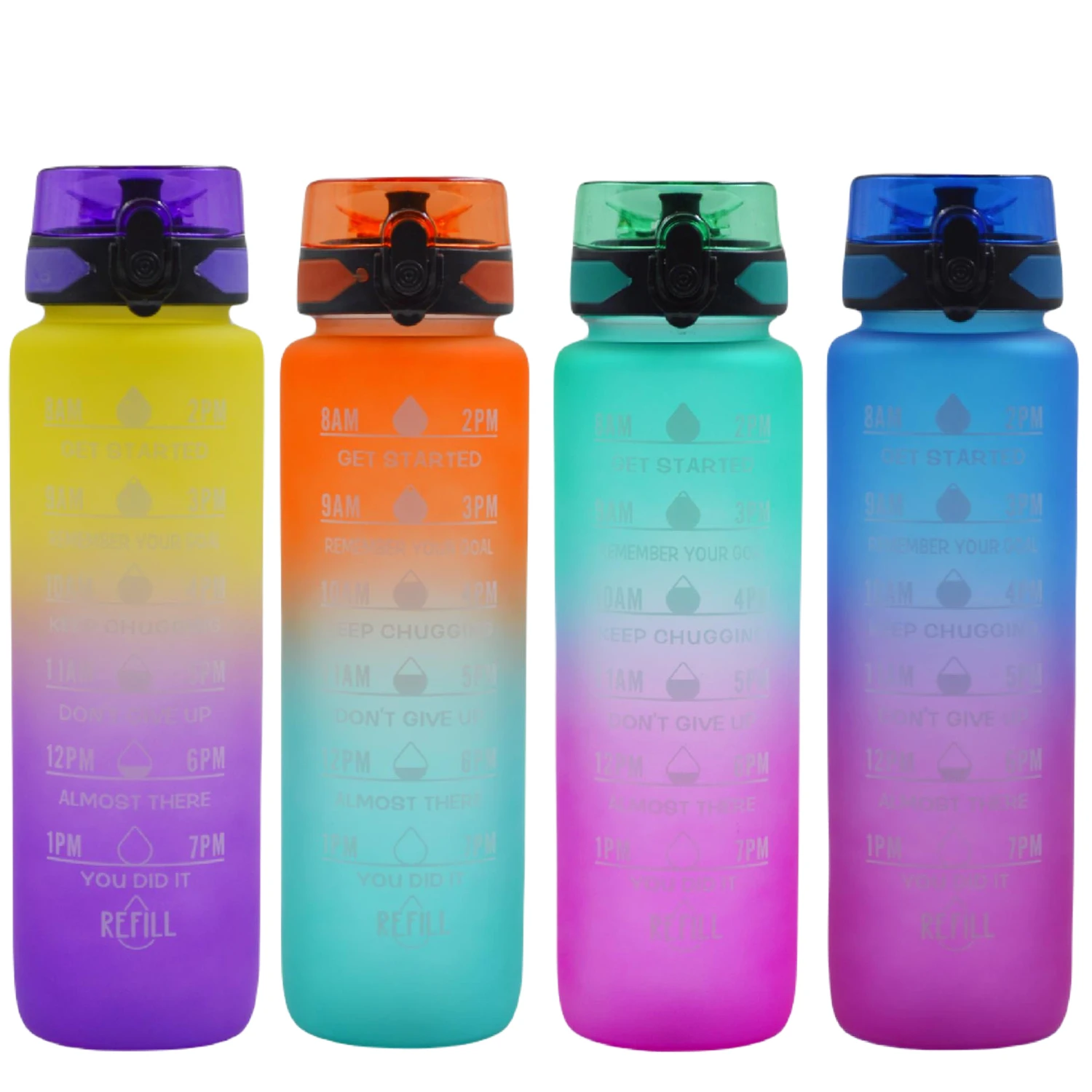 

Bottleboss 1 Liter Motivational Sport Water Bottle Leakproof Drinking Bottles Outdoor Travel Hiking Cycling Sport Bottles