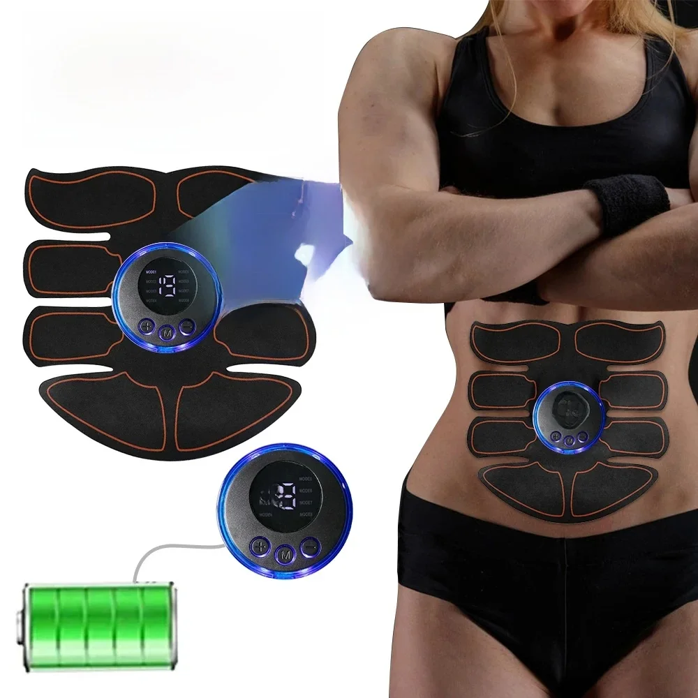 Stimulateur ABS EMS, Toner musculaire, Fitness, perte de poids, masseur, entraînement Abdominal, Patch amincissant