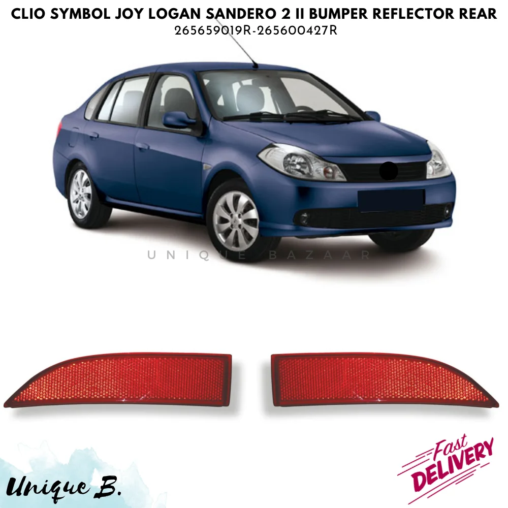 

For Clio Symbol Joy Logan Sandero 2 II Bumper Reflector Rear Left & Right 265659019R 265600427R Car Spare Parts Free Shipping