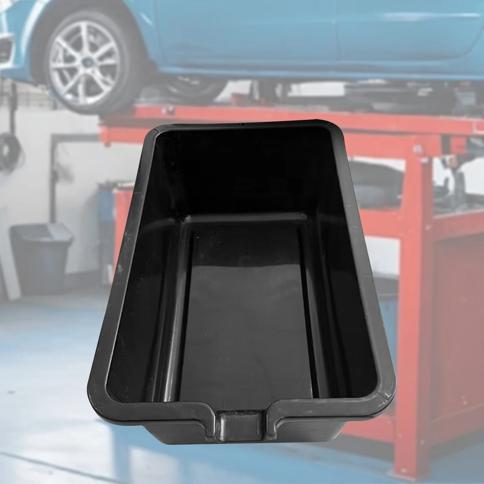 Car Oil Drain Pan 6L Waste Oil Collection Tray Oil Changes Pan Garage Truck Repairing for Truck Motorcycle Cleaning Storage Pan image 2