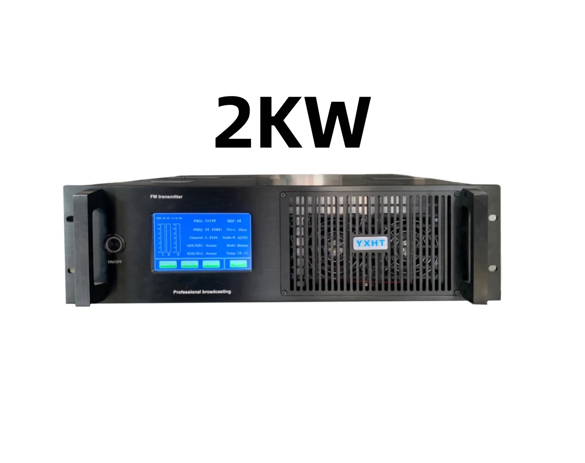 YXHT-2, 2 kW 3U FM-Transmitter – professionelle 2000 W Rundfunkgeräte für Radiosender