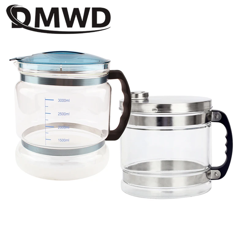 Distiller Pure Water Container 4L Glass Bottle Jug Filter Bucket Multipurpose Collection Jar For Dental Distillation Equipment