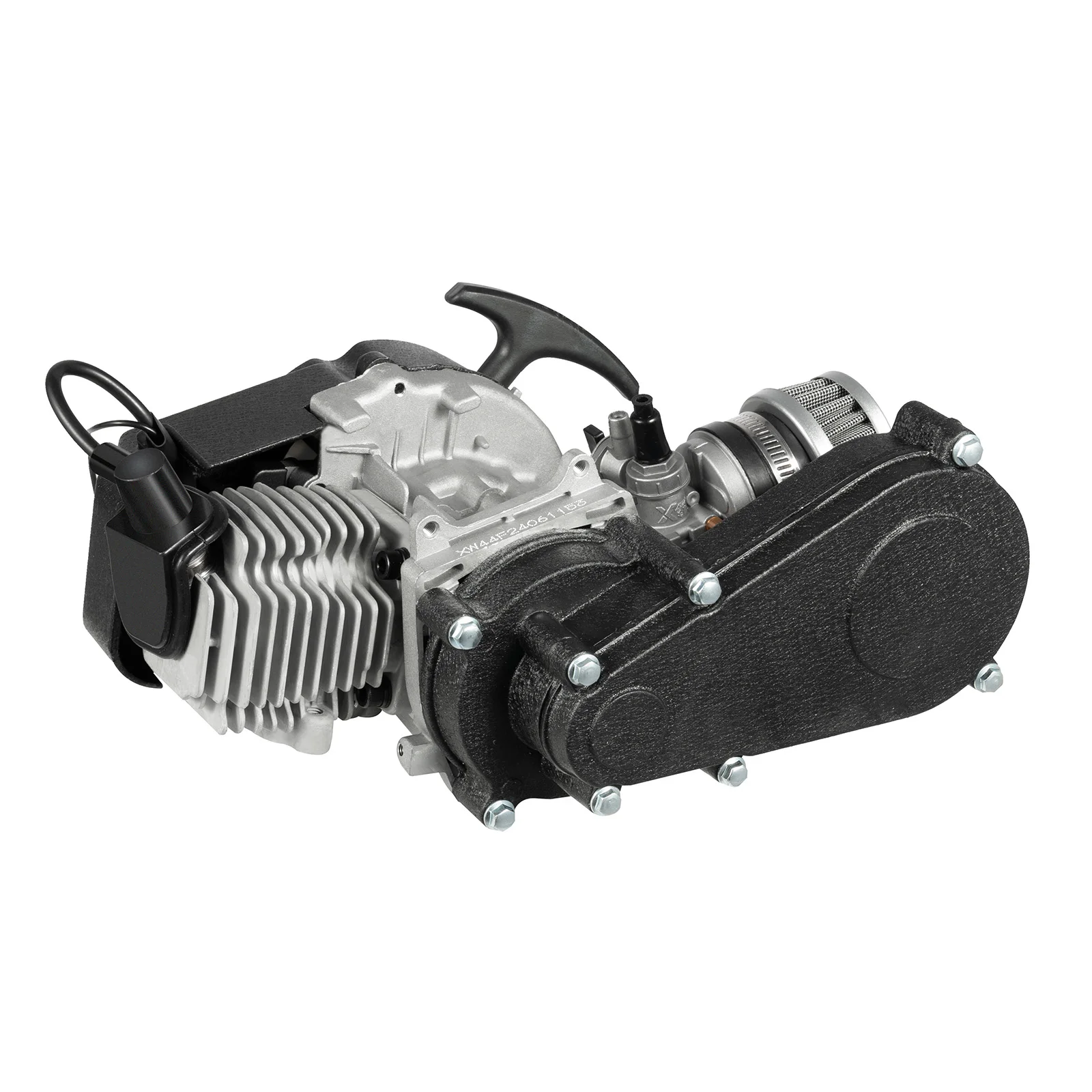 AliExpress NONE High-performance 49cc 2-Stroke Engine Kit for ATV & Mini Dirt Bike, 1.9kw Air Cooling Motor with T8F Chain Low Fuel Consumption for Off-road Riders