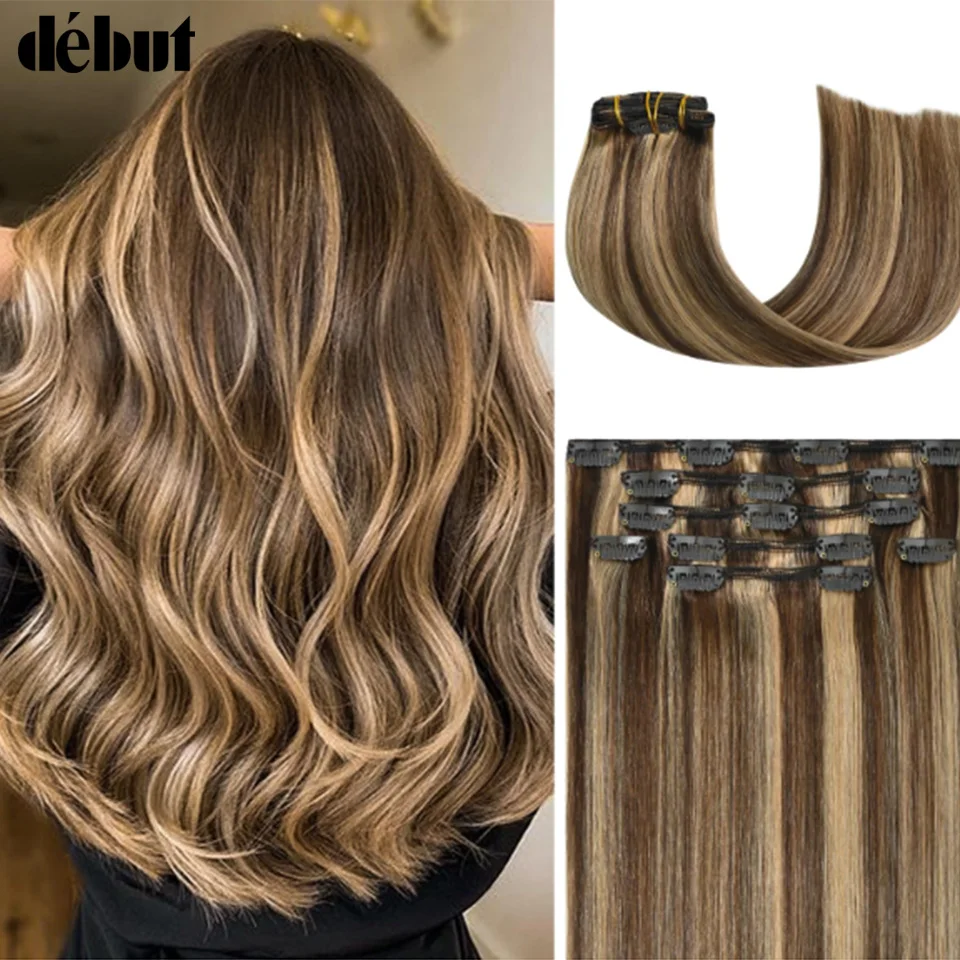 debut-highlight-p4-27-p6-613-p8-613-613-straight-clip-in-hair-extensions-human-hair-7-piece-set-in-human-hair-extensions-head