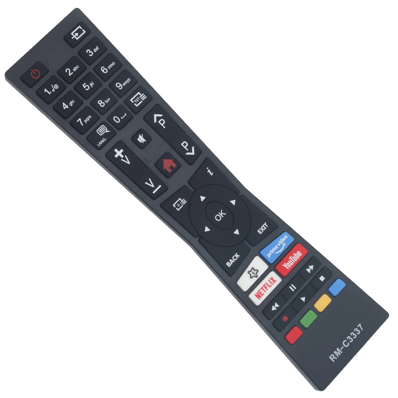 New RM-C3337 Replace Remote Control fit for JVC LED Smart HD TV sub RM-C3331 RM-C3338 LT-32C695 LT-32C790