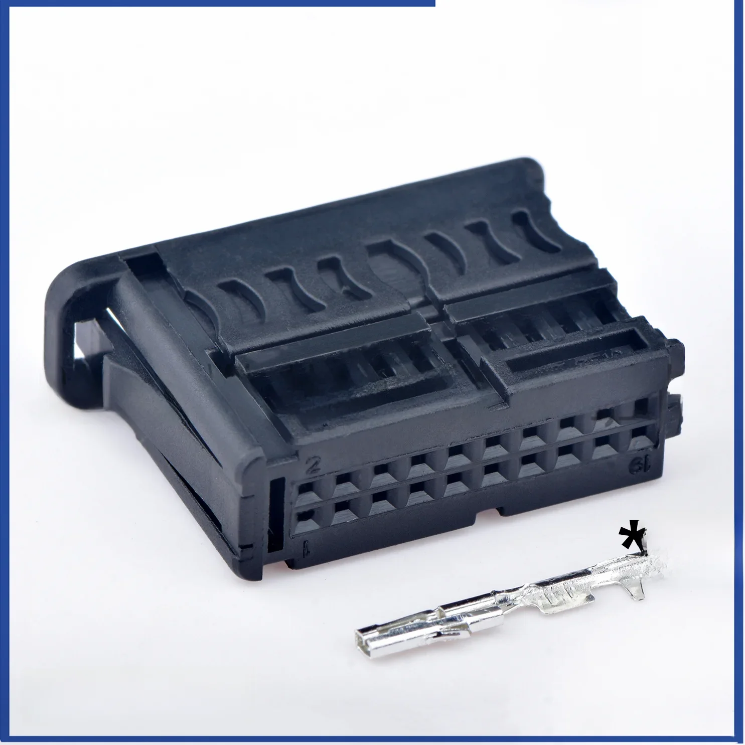 Connecteur automobile 20 broches avec broches pour programmation EVO, interconnexion Ethernet, prise OABR