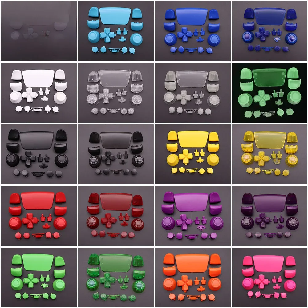 Kit de boutons de partage L1 R1 L2 R2, capuchons de Joystick de remplacement pour manette de jeu PS5 V1 1.0