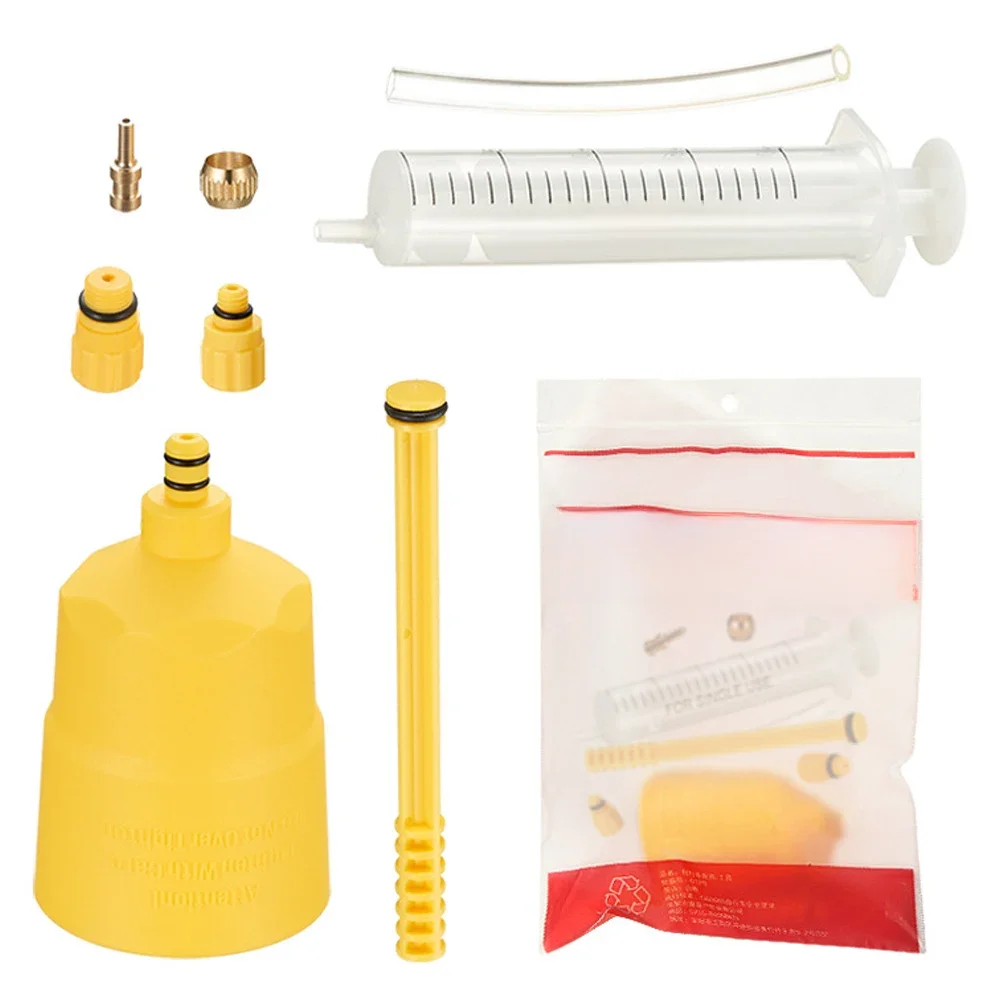AliExpress NONE Bike Disc Brake Bleed Set Bicycle Brakes Service Kit Bike Brake Repair Tools Hydraulic Mineral Oil Bleed Kit for Shimano Brake