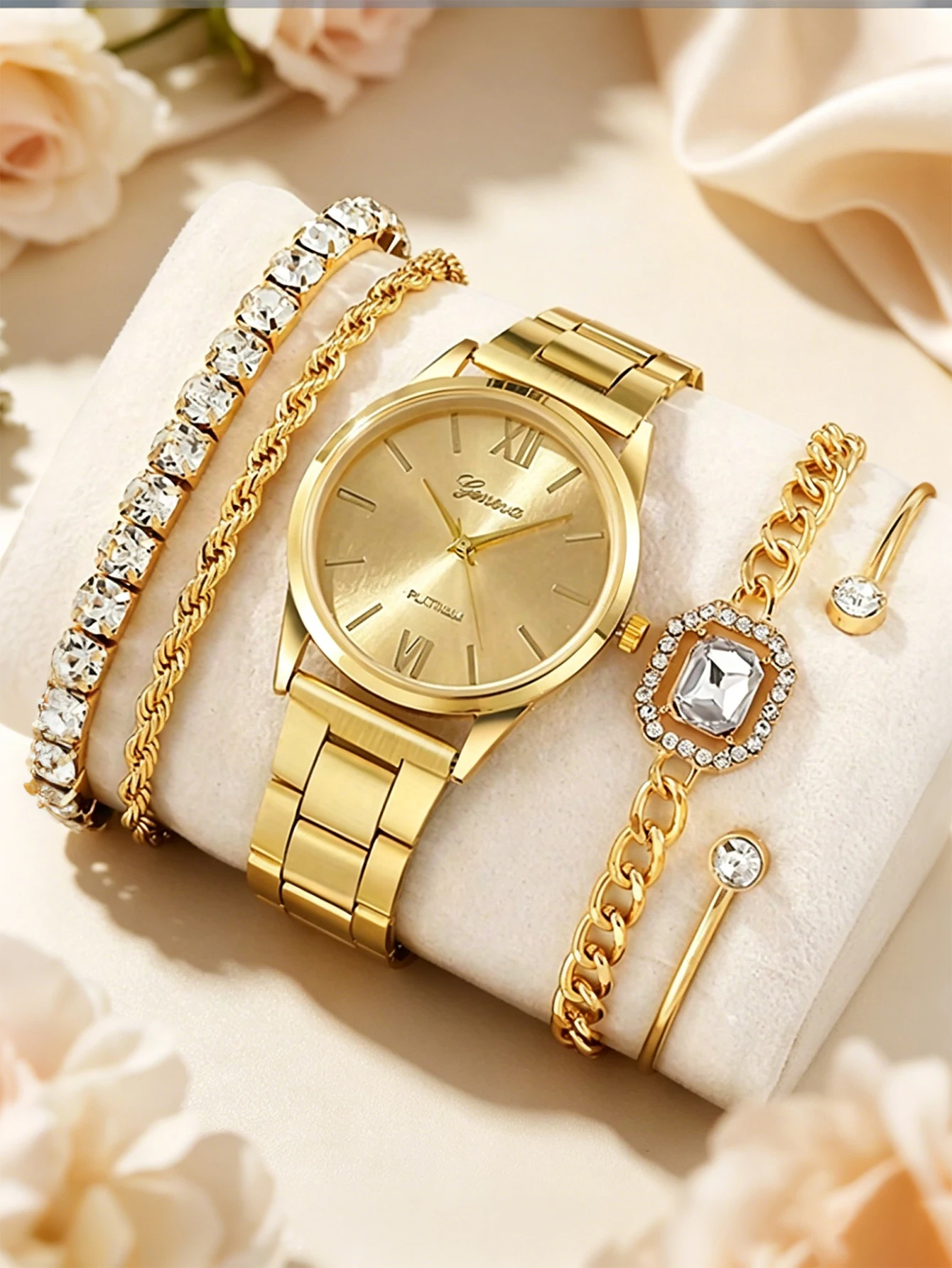 Women'S Holiday Formal Wear - 5-Piece Set, Women's Elegant and Fashionable