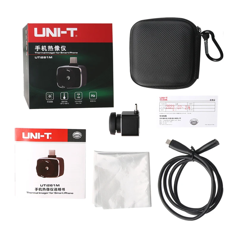 UNI-T UTi261M サーマルカメラ 256x192 赤外線熱画像カメラ Android