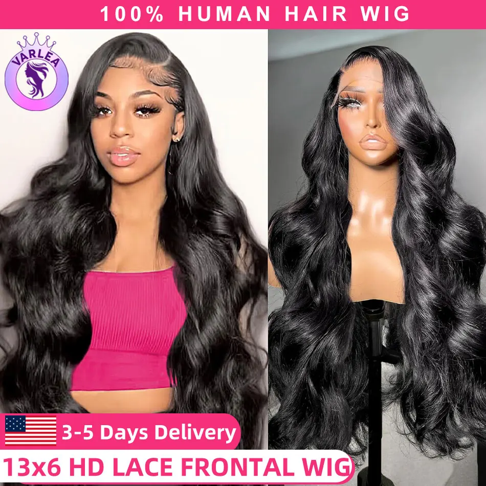 8 to 40 inch 13x6 Body Wave Lace Front Wig Human Hair 13x4 Hd Lace Frontal Wig Pre Plucked 180% Density Body Wave Human Hair Wig