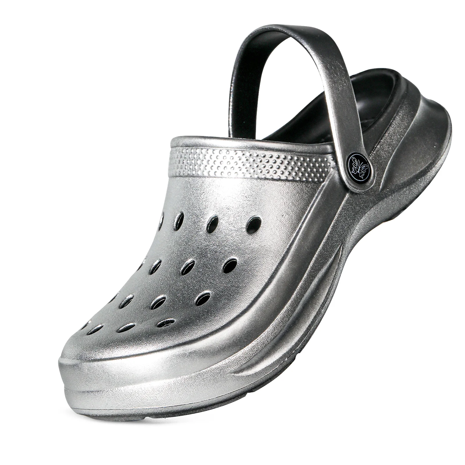 Glitzer-Clogs, Leichte EVA-Gartenschuhe, Wasserdichte Rutschfeste Sandalen, Bequeme Slip-On Schuhe für Drinnen und Draußen 816 – Detail 16