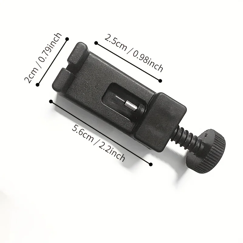 Watch Band Link Remover Tool Black Adjustable Watch Strap Bracelet Pin Punch Tool DIY Watch Size Adjust Repair Accessory