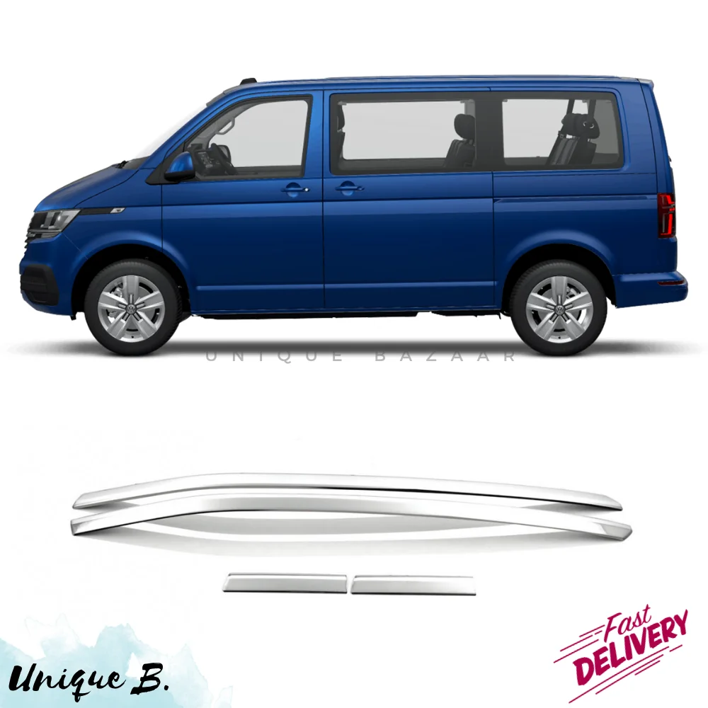 

For Volkswagen Transporter T6.1 Chrome Front Bumper Trim 4 Pieces 2019 Onwards High Quality