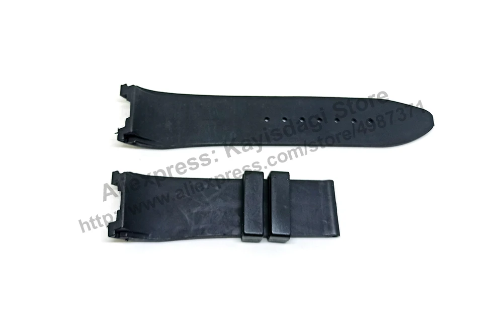 Cerruti 1881 64641 - CT64641X103066 fits with 24mm Black Rubber Silicone Replacement Watch Band Strap