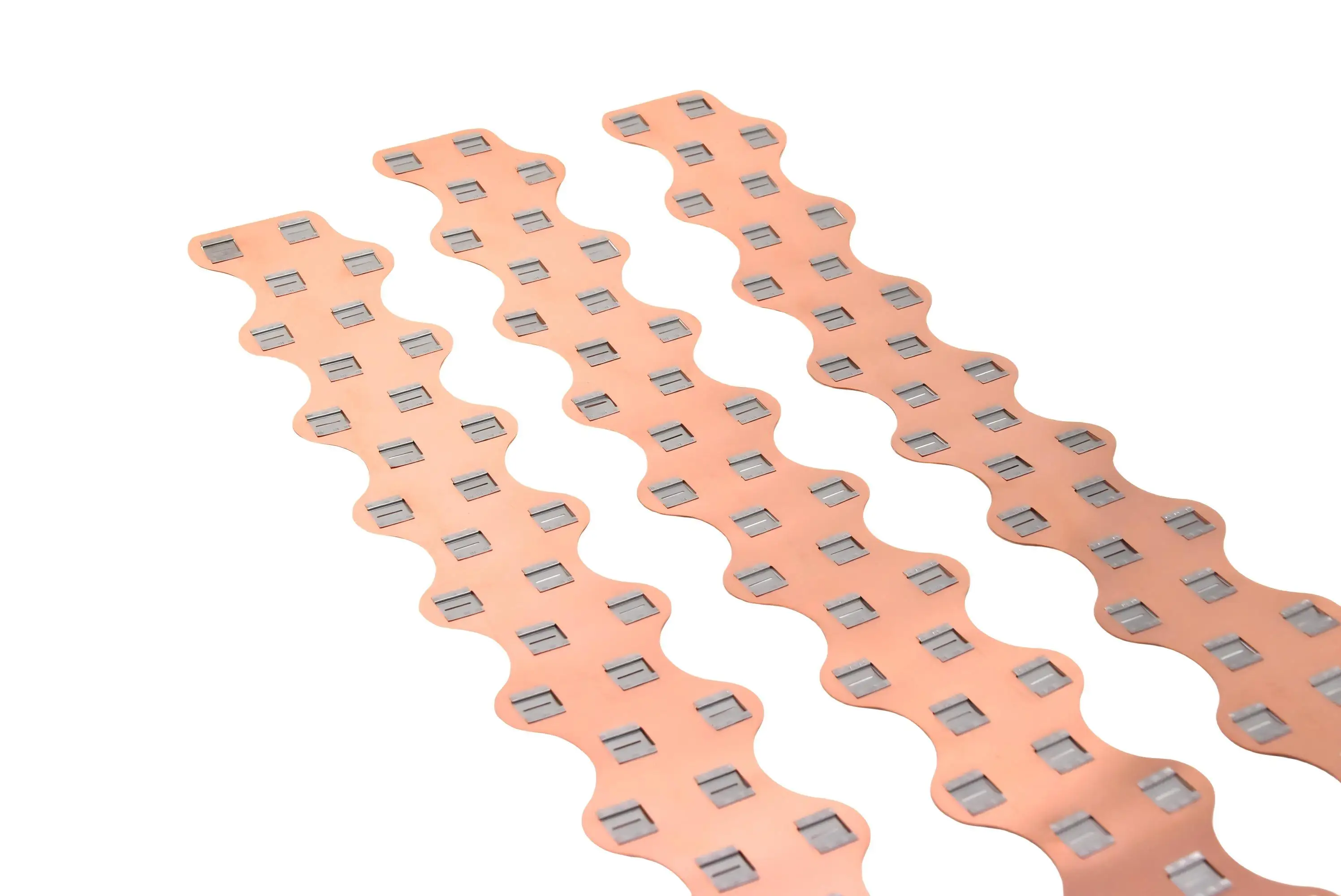 WELLGO 1PCS Wholesale 32650 32700 33140 Cell Car Starter Power Supply System Honeycomb Spacer 34.5MM Copper Nickel Busbar