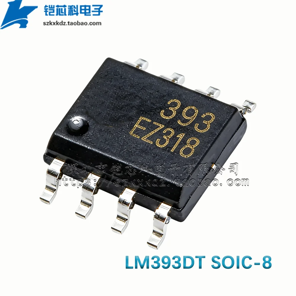 10Pcs New Original LM393DR LM393 LM393DT 393 SMD SOIC-8 IC Low power dual voltage comparators