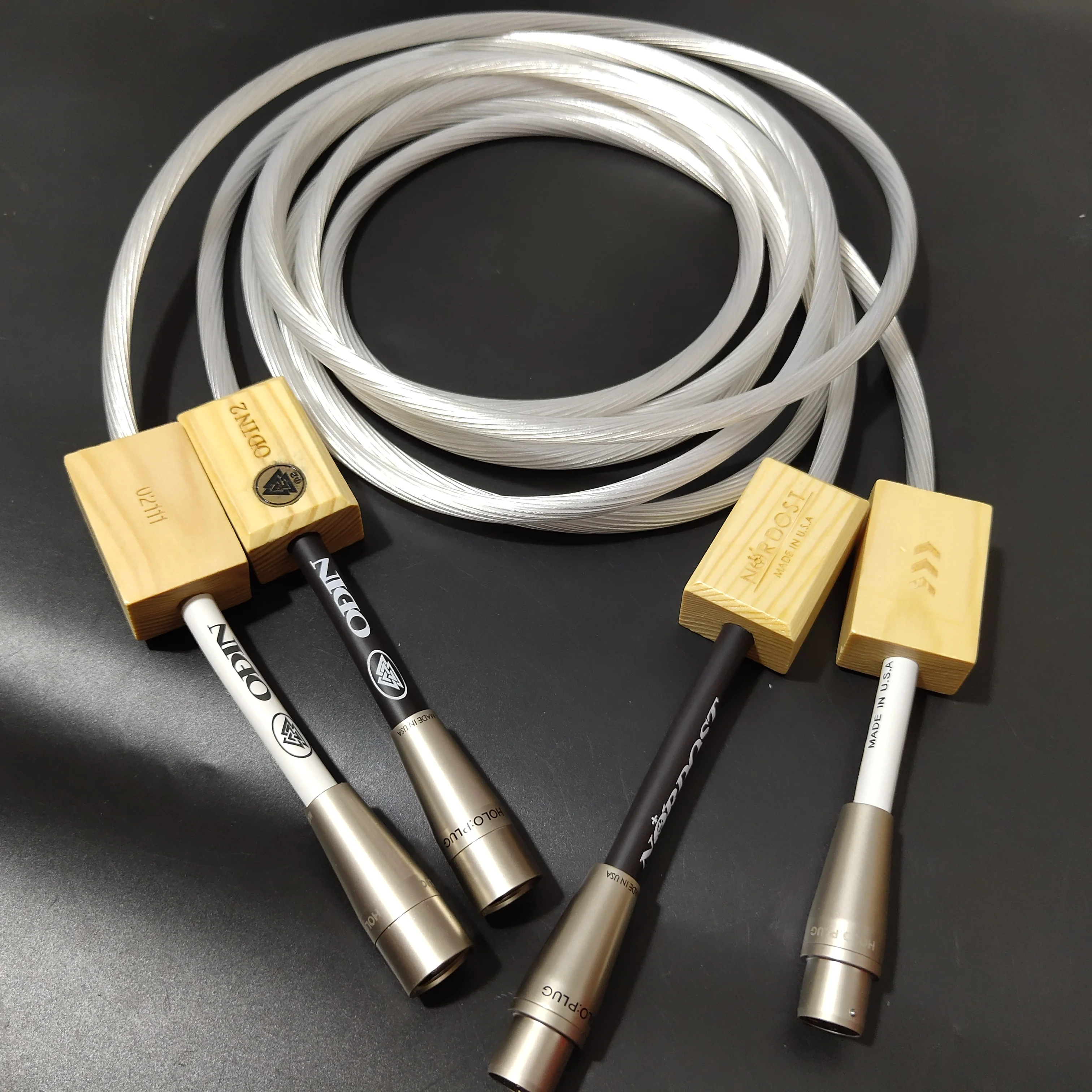 High Quality Nordost Odin Silver Reference Interconnects Audiophile XLR Balance Cable for Hi-End Amplifier CD Player