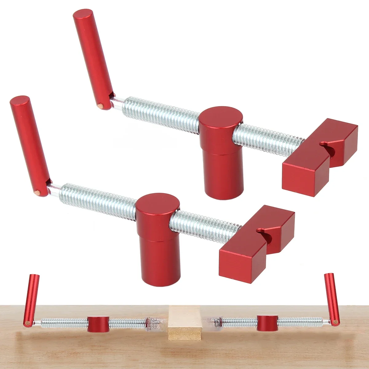 Woodworking Adjustable Desktop Clip Steel Fast Fixed Clip Clamp Fixture Vise Benches Joinery Carpenter Tool for 20mm Hole