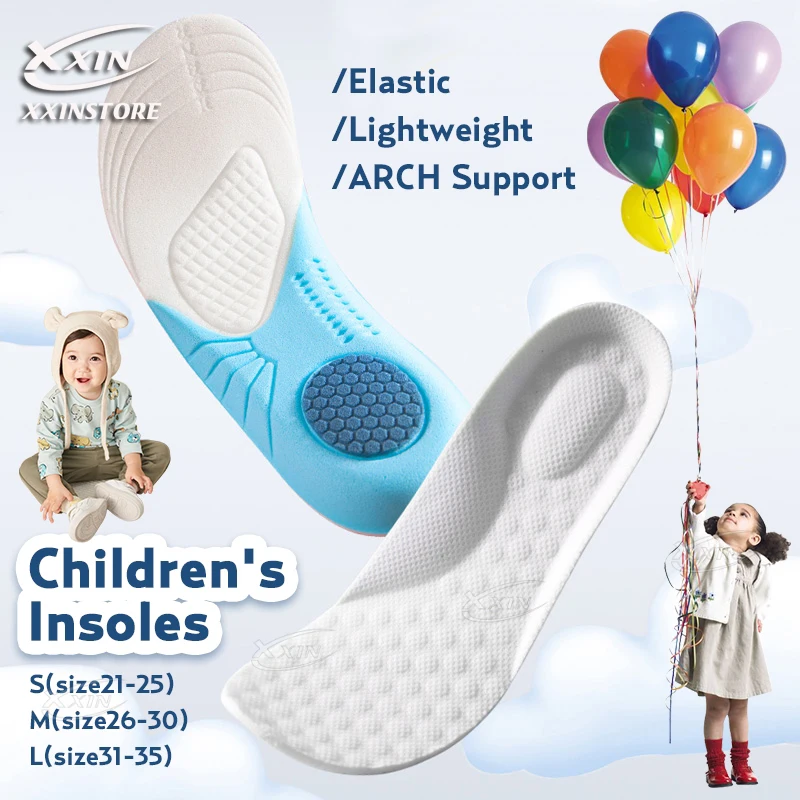 

【Xxin】Kids Orthotics Insoles Flat Foot Arch Support Shoe Insole Children Insole size 26-35