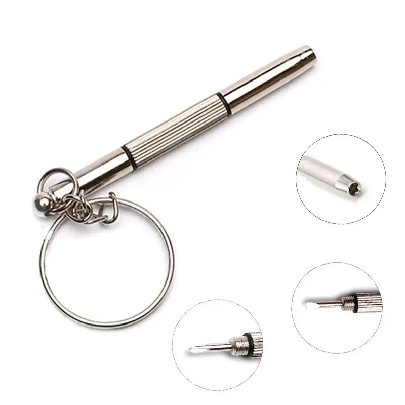 A 3-in-1 Portable Kit With Glasses, Sunglasses And Watch Repair Kit, With Screwdriver For Latchkey