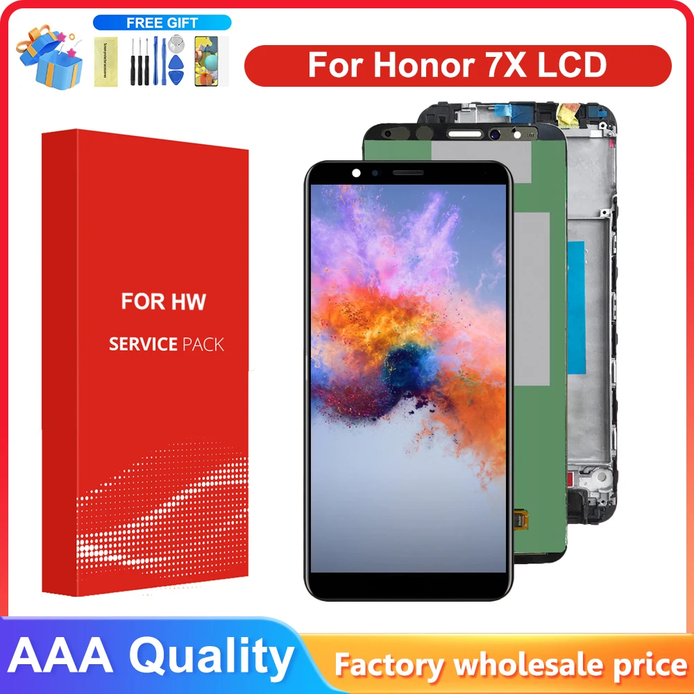 5.93\'\' For Honor 7X LCD Display Touch Screen Digitizer For Honor 7X LCD With Frame BND TL10 AL10 Screen