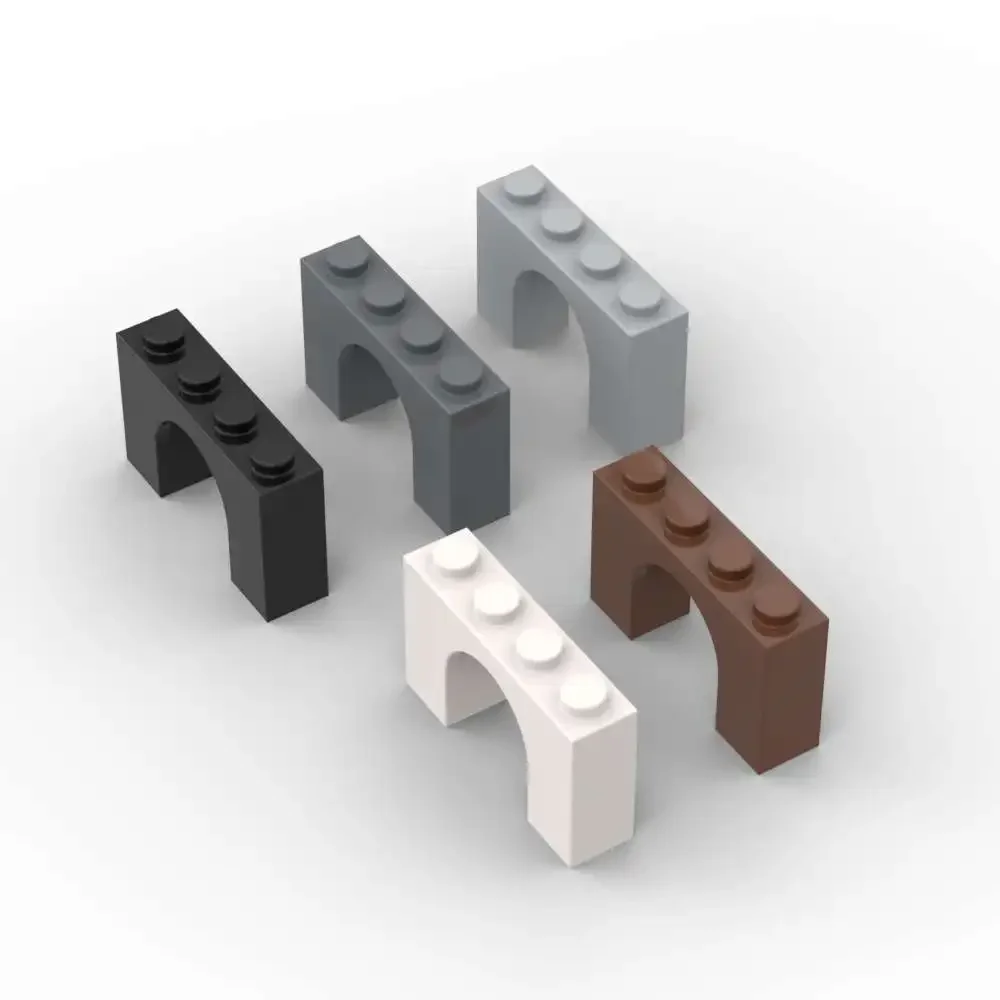 MOC 10 piÚces 6182 arc 1x4x2 blocs de construction Kit pont connexion briques particules éducatif bricolage jouet enfants anniversaire enfant cadeaux