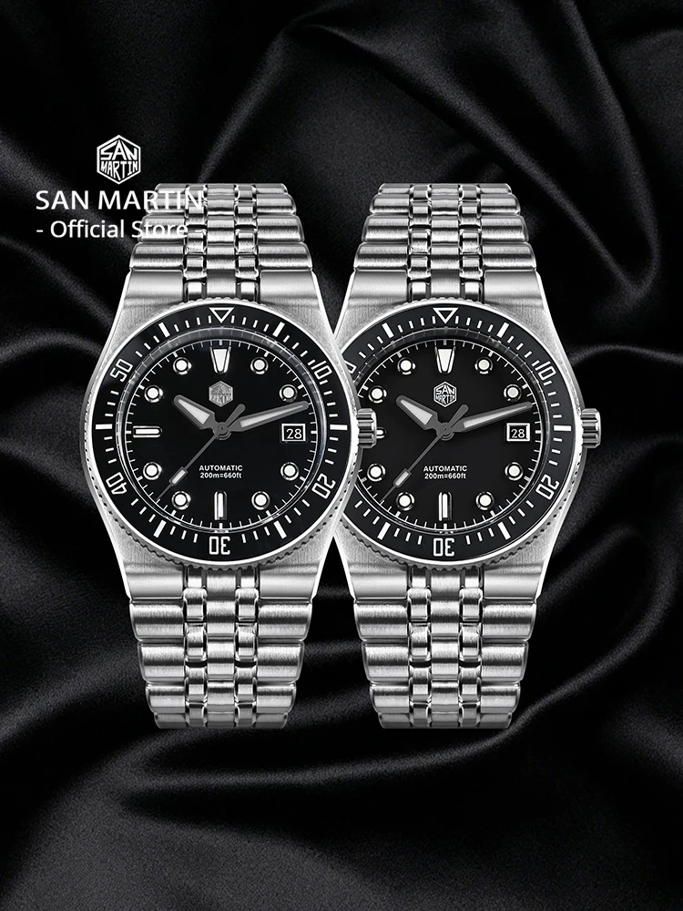 San Martin 40mm Enamel Spiral  - Cloisonne Enamel Dial review and price