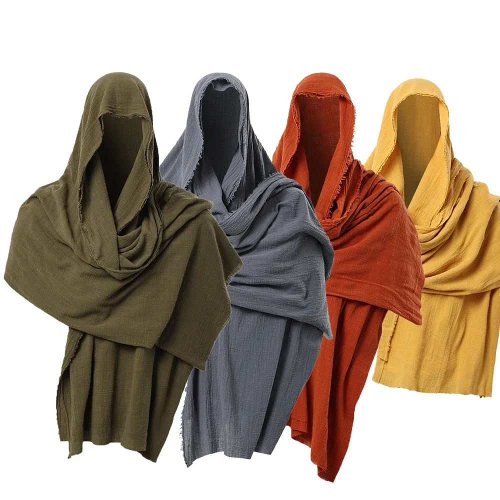 Vintage piraat sjaal middeleeuwse kap mantel Halloween DIY cosplay kostuums middeleeuwen Mittelalter schouder kap - afbeelding 2