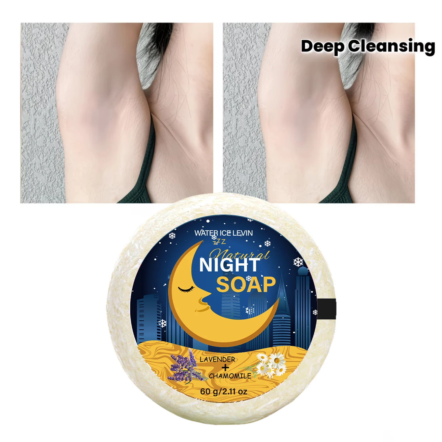 Sleep-promoting & Calming Night Soap  Natural Skin-nourishing Soap Infused with Lavender and Chamomile