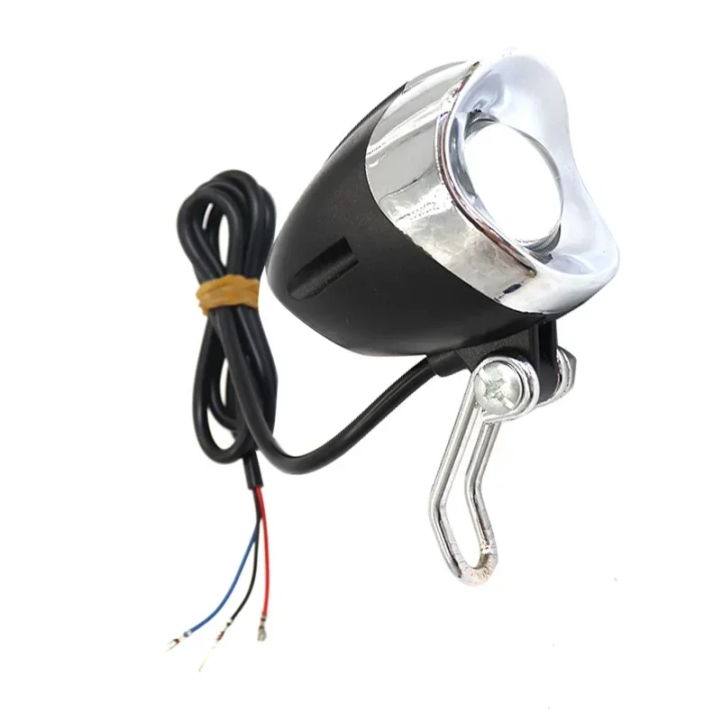 AliExpress NONE 24V36V48 Universal Foldable Electric Bicycle with LED Spotlights, High Brightness Headlights, Built-in Horn Headlights