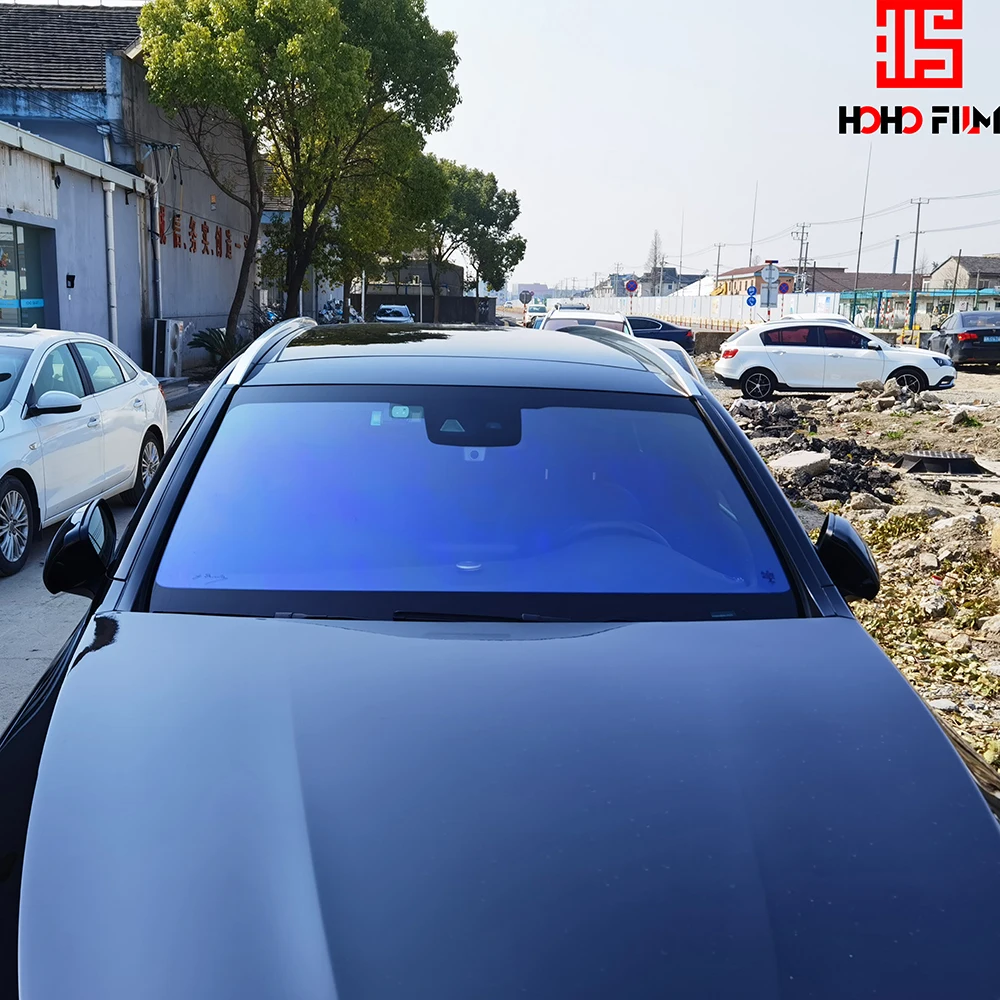 HOHOFILM 81%VLT Chameleon Window Tint Car/house Window Film Auto Glass Sticker 99% UV Proof Solar Tint PET Window sticker