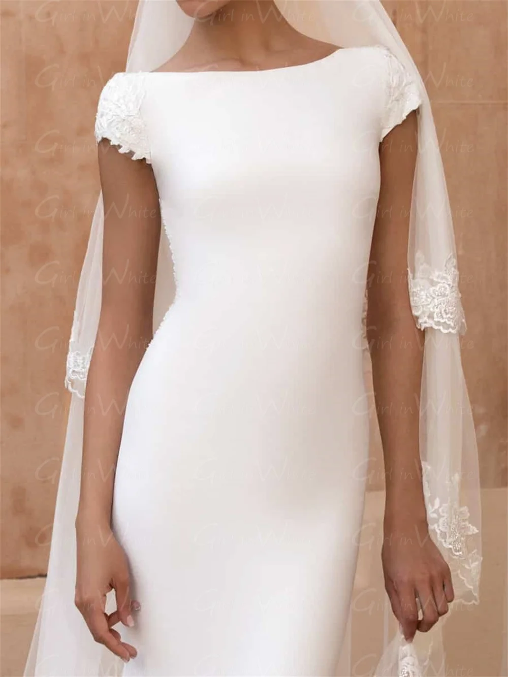 Ricamo in pizzo fatto a mano indietro sirena Vestido De Novia abito da sposa a coda di pesce personalizzato Boho Tulle Sweep Train Robe De Marié