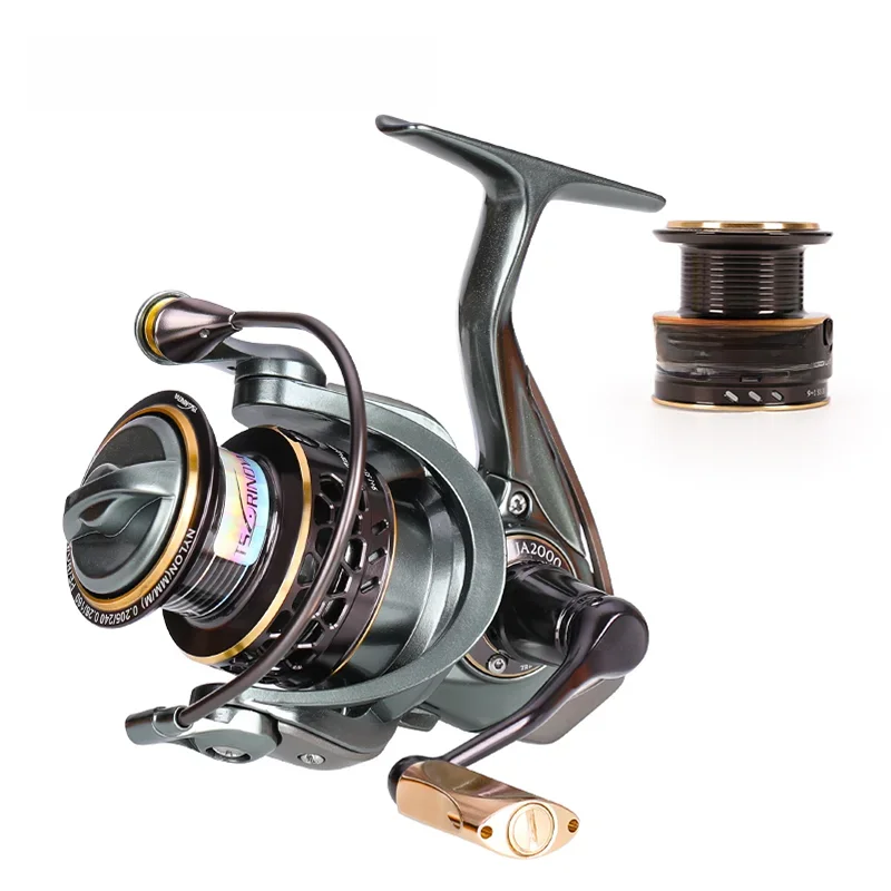 TSURINOYA Spinning Fishing Reel JAGUAR 2000 3000 2 szpula 185G 6KG Max Drag Carbon Drag Carp Saltwater Reel Bass Pike Wheel — zdjęcie 2
