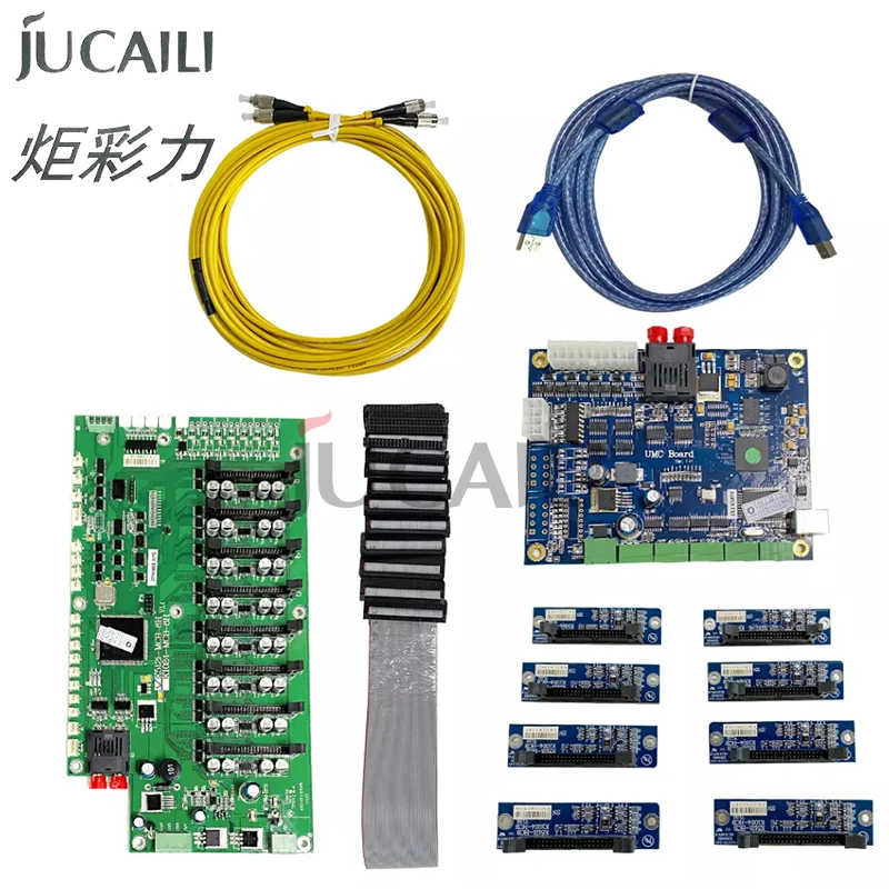 

Jucaili UMC board kit for konica 512i printhead 8 heads1.4e board for Infiniti allwin inkjet solvent printer +print software