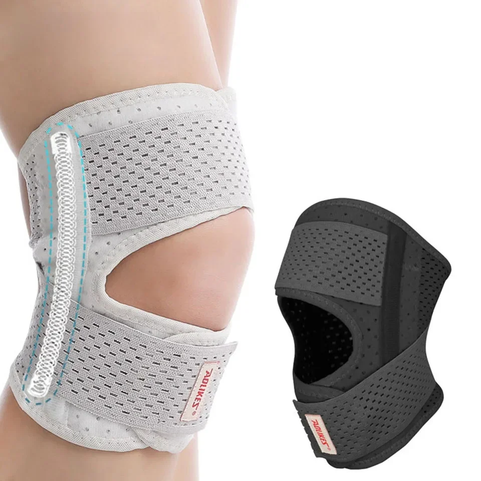 AOLIKES 1 pièces Fitness course cyclisme genouillère bretelles Sport Compression coude genouillère manchon pour basket-ball volley-ball