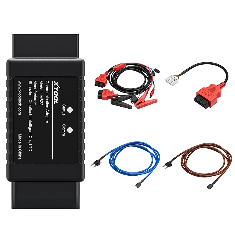 XTOOL M822 Adapter For Toyota 8A AIl Key Lost key Programming Work With KC501 Programmer & KS-1 Emulator For X100PAD3 X100MAX