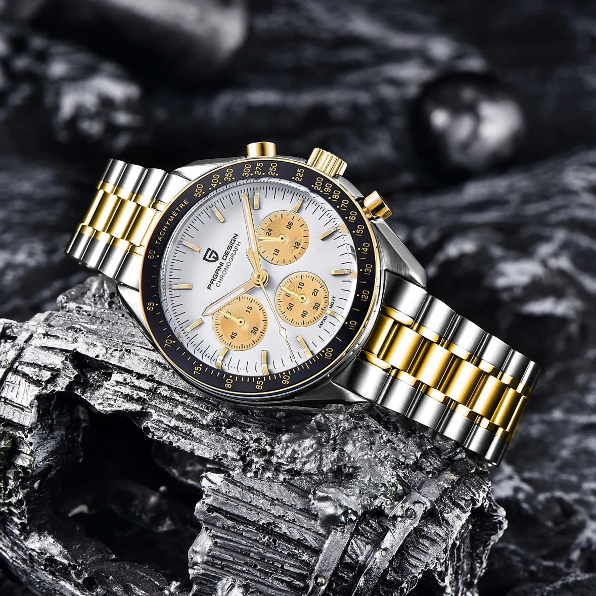 PAGANI DESIGN new Japanese Watch VK63 Moon Watch, luxury quartz