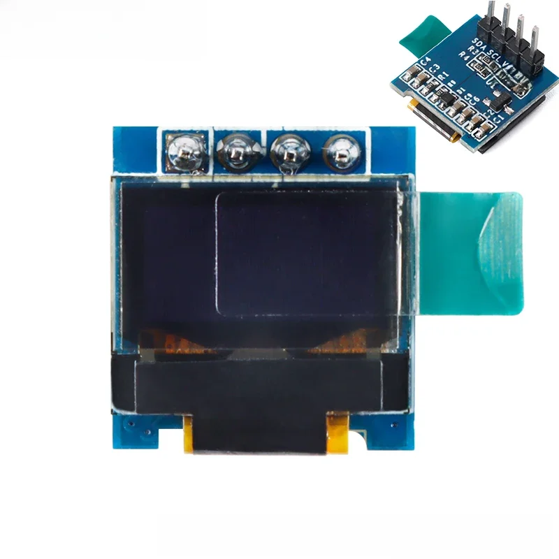 0,49" 0,49-calowy ekran OLED Moduł wyświetlacza LCD IIC I2C 64x32 SSD1306 Biały 64*32 — zdjęcie 2