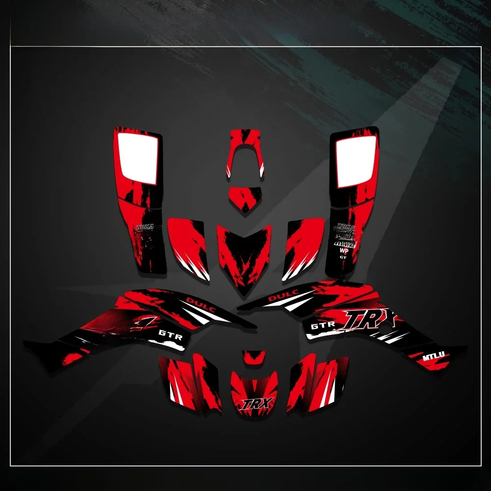 Armorsoul New STYLE DECALS STICKERS Zestawy graficzne pasujące do Honda TRX400EX 1999-2007 2000 2002 2003 2004 2005 2006 Fourtrax ATV — 2